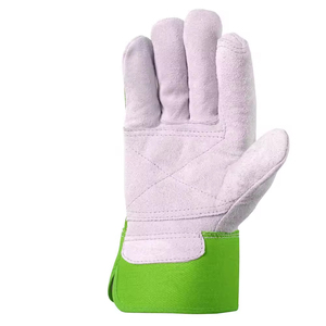 Gants de travail en cuir de vachette grainé de qualité supérieure, protection industrielle des mains, gants de sécurité anti-chaleur pour usage professionnel - Product Image 2