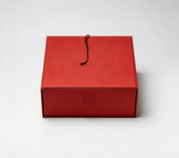 Boîte magnétique personnalisée et boîte en papier PR de luxe blanc ivoire haut de gamme avec emballage de boîte cadeau exquis