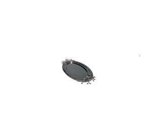 Luxury Handmade Serving Tray for High End Residential and Commercial Interior Projects Premium Oval <b>Decorative</b> TrayRound Ceramic - Product Image 1