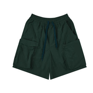 Pantalones cortos cargo de verano para hombre, de algodón, casuales, con múltiples bolsillos, deportivos, y pantalones cortos cargo personalizados OEM. - Product Image 2