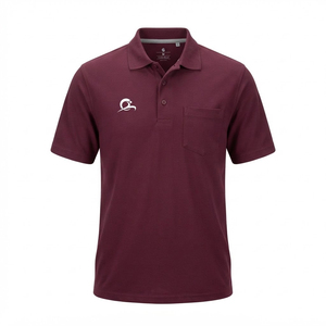 Polo de Hombre 100% Algodón, Manga Corta, Tejido, Casual, con Bolsillo, para Golf, Ropa de Verano - Product Image 3