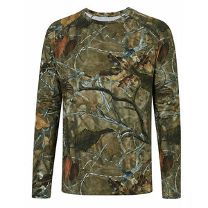 Camisas de Caza Duraderas de Manga Larga para Hombre RICSA, Tela Elástica de Poliéster/Algodón, Transpirable, de Secado Rápido, Ecológica y Ligera - Product Image 1