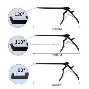 Black Kerrison Rongeur Orthopedic Surgical Bone Rongeur Spine <b>Neurosurgery</b> Stainless Steel Coated Manual Surgical Kit <b>Instrument</b> - Product Image 2
