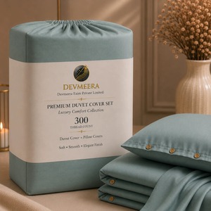 Eco Friendly Cotton & Bamboo Duvet Cover <b>Bedding</b> <b>Set</b> Soft Durable Moisture Wicking Comfortable Bed <b>Set</b> Available for Best Price - Product Image 4