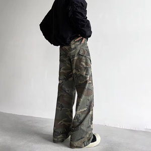 Premium Quality Baggy Men Hip Hop Heavyweight Athletic Mid Waist Unisex Eco-Friendly Canvas <b>Drawstring</b> Closure Comfortable - Product Image 2