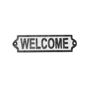 Letrero de Bienvenida Decorativo para Entrada, Montaje en Pared y Puerta, Placa de Bienvenida de Estilo Vintage, Soporte OEM - Product Image 1