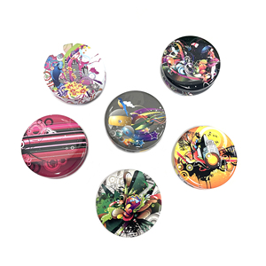 Custom 87x38mm Round <b>Metal</b> Tin <b>Box</b> Small Decorative Storage Container Case for Candle Balm Candy Cosmetic Gift Packaging - Product Image 1