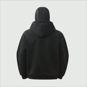 Sudadera con Capucha Denish Sports Wear Premium para Hombre, de Algodón y Felpa, 350g, Ecológica, Transpirable, con Cierre, Bordada, para Otoño - Product Image 4