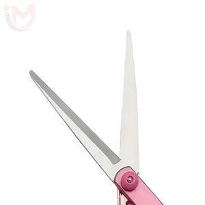 กรรไกรตัดผมสแตนเลสแฟชั่นใหม่ขนาด 6.0 นิ้ว ใบมีดตรงปลายแหลม รับสกรีนโลโก้ - Product Image 2