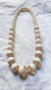 ชุดเครื่องประดับเรซิ่นไม้มะเกลือ สร้อยคอลูกปัดทรงรี พร้อมต่างหูเข้าชุด เครื่องประดับแฟชั่นสำหรับผู้หญิง สวมใส่เป็นเครื่องประดับทำมือ - Product Image 5