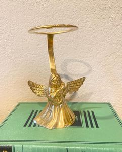 Luxury Decorative Brass Angel Figurine For Living Room Shelf Styling And Elegant Festive Gift Collection - Product Image 4