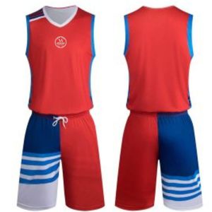Ensemble de maillots de basket-ball personnalisés pour équipe, vêtements de sport respirants, vêtements de performance pour les joueurs masculins et les jeunes, entraînement et matchs - Product Image 1