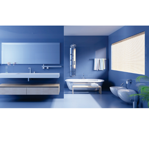 Blue tile New Design square Shape Decorative Ceramic <b>Wall</b> Tile 100x200mm Modern Trending Small Format Tile Factory Direct - Product Image 1