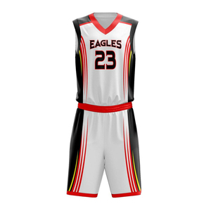 Men Basketball Uniform Set Custom Sublimation Jersey Shorts Breathable Quick Dry Team Sportswear OEM Private Label Manufacturer - Product Image 1