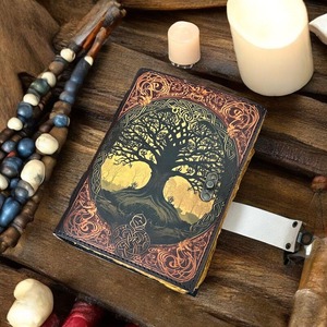 Genuine Leather printed <b>Journal</b> Notebook Handmade Vintage <b>Writing</b> Diary Refillable Travel Notebook - Product Image 5