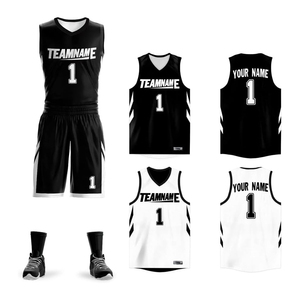 Basketball Uniform Set Custom Team Name Breathable Spandex/Polyester Front Logo High Quality and Comfortable Uniforms - Product Image 6