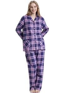 Women's Animal Print 100% Cotton Breathable Super Soft Luxury Lightweight Plus Size Long Sleeve Robe Set Spring/Summer - Product Image 2