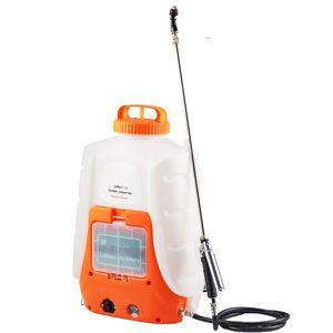 "Battery-<b>Powered</b> Backpack <b>Sprayer</b> with 0-90 PSI Adjustable Pressure 4 Gallon Tank 8 Nozzles 2 Wands Easy Control" - Product Image 6