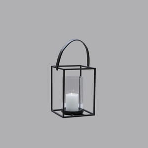 Linterna Metálica Decorativa para el Hogar, de Forma Cuadrada, Color Negro, Única, de Alta Calidad, a un Precio Excepcional - Product Image 1