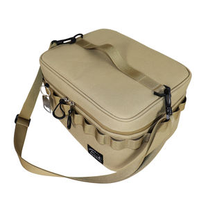 Bolsa térmica de poliéster ecológica personalizada, duradera, impermeable, con mango aislado, logotipo verde, impresión, entrega de alimentos, dibujos animados, Senda - Product Image 3