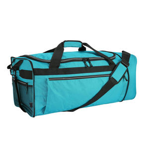 Cheap Price Turquoise Gym <b>Duffel</b> <b>Bag</b> with Adjustable Strap Large Capacity 30-<b>40L</b> Unisex Casual Sport Travel <b>Bag</b> - Product Image 4