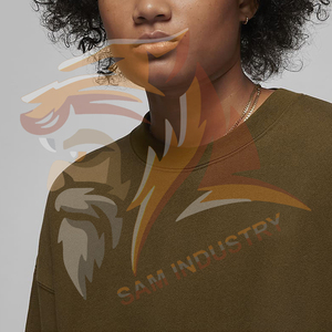Sweat-shirts pour femmes sur mesure, style streetwear, respirants, dernier design, en coton, streetwear, surdimensionnés - Product Image 3