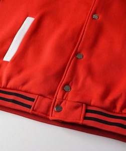 Custom Embroidered College Varsity <b>Leather</b> <b>Jacket</b> Men Fashion Letterman OEM ODM Factory Sample Service Available - Product Image 3
