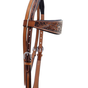 Bridas para Caballos Ajustables a Precio de Mayoreo, Bridas de Entrenamiento Ecuestre Occidental con Banda Nasal Cómoda - Product Image 6