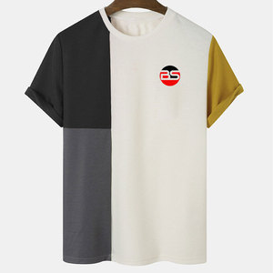 T-shirt pour homme confortable et tendance, imprimé sur mesure, 100 % coton, faible MOQ, coupe ample - Product Image 1