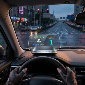 Sudex HUD C3 LCD OBD2 GPS de 5 Pulgadas, Pantalla de Visualización Frontal, Velocímetro Digital Inteligente para Automóvil, Medidor HUD de Alto Rendimiento para Vehículos - Product Image 4