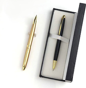 Bolígrafo Ejecutivo Premium SP720BP de Metal con Grabado de Logotipo Personalizado, Diseño de Lujo en Negro y Dorado, Regalo Corporativo - Product Image 3