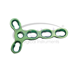 Micro T-Locking Titanium Alloy Bone Plate 3-7 Hole Organ Assist Device Model JPSD42 By <b>Blush</b> Surgical - Product Image 3
