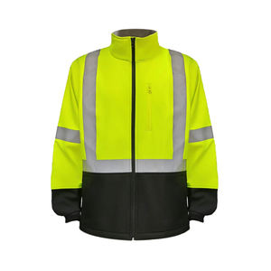 Conjunto de Ropa de Trabajo Reflectante de Poliéster al por Mayor, Alta Visibilidad, Clase 2 Industrial, Chaqueta y Pantalón para Trabajadores de la Construcción - Product Image 1