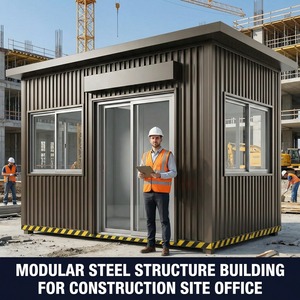 Bâtiment modulaire en structure acier pour bureau de chantier, <span class=keywords><strong>maison</strong></span> d'hébergement préfabriquée pour camp de travail - Product Image 1