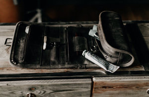 Handmade Genuine Leather Toiletry <b>Bag</b> Luxury Dopp Kit Mens Travel <b>Wash</b> <b>Bag</b> Grooming Kit Organizer Wholesale <b>UK</b> TYG-0104 - Product Image 5