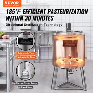 Pastorizzatore Commerciale per Latte da 50L, in Acciaio Inossidabile 304 per Uso Alimentare, Pastorizzazione Professionale - Product Image 2