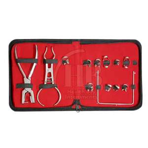 Perforateur manuel en acier inoxydable pour barrage dentaire, pince perforatrice, kit d'outils pour barrage en caoutchouc, réutilisable, ergonomique, pour soins dentaires et orthodontie - Product Image 4