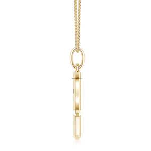 Vaayu Jewels Pendentif Main de Hamsa en Diamant Naturel Noir, Breloque Religieuse, Bijou Unisexe en Or 10K 14K 18K et Argent 925 935, Cadeau pour Fête - Product Image 4