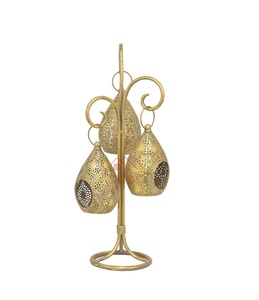 Silver <b>Antique</b> Finished Candle Lantern Handmade Metal Candle Holder - Product Image 6