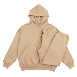 Vente en gros de sweat-shirts à capuche et pantalons de survêtement personnalisés pour hommes, ensemble deux pièces, décontracté, pour la salle de sport, vêtements de sport pour toutes les saisons - Product Image 3