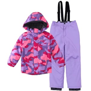Girls Ski <b>Suit</b> Set Hooded <b>Suit</b> With Pink Purple Camouflage Print And Waterproof Pants For Children <b>Snow</b> Wear Skiting <b>Suits</b> Kids - Product Image 1