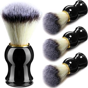 Shaving Set 4pcs Shaving <b>Brush</b> for Men Hand Crafted Shaving <b>Brush</b> Wet Shave Using Shaving Cream Professional Top High Quality - Product Image 1