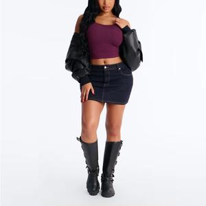 Nouvel arrivage : Débardeur tricoté extensible et confortable pour femme, idéal pour le sport et les loisirs, coupe ajustée, sans manches, léger pour l'été - Product Image 6