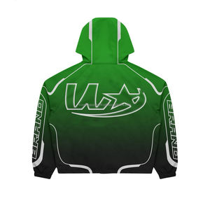 Survêtement unisexe personnalisé, coupe évasée, style football, ample, en polyester, zippé, coupe-vent d'hiver, en nylon, pour hommes - Product Image 6