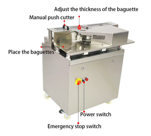 Máquina <span class=keywords><strong>Cortadora</strong></span> <span class=keywords><strong>de</strong></span> Baguettes Eléctrica <span class=keywords><strong>Industrial</strong></span> Profesional - Nueva <span class=keywords><strong>Cortadora</strong></span> <span class=keywords><strong>de</strong></span> <span class=keywords><strong>Pan</strong></span> para Panadería Fácil <span class=keywords><strong>de</strong></span> Operar a Base <span class=keywords><strong>de</strong></span> Harina - Product Image 3