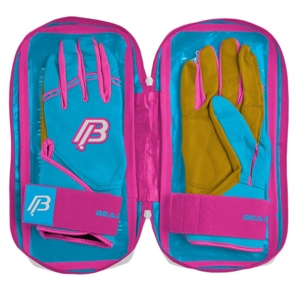 Gants de frappe personnalisés pour baseball/softball en cuir GOAT de qualité supérieure |   Léger et à forte adhérence |   Fermeture à boucle et crochets |   Personnalisé - Product Image 3