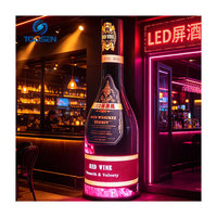 Écran LED HD grand angle pour bouteille de vin, panneau d'affichage LED P2.5 P3 étanche, mur vidéo LED à économie d'énergie pour conférence