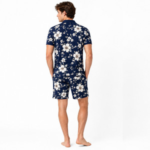 Conjunto de Camiseta Polo y Pantalones Cortos para Hombre, Premium, Transpirable, de Algodón, Ropa Casual de Verano, Fabricación OEM ODM - Product Image 2
