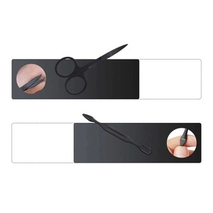 Kit de Manicura Profesional de Acero Inoxidable, Set de Pedicura, Cortaúñas, Tijeras, Pinzas, Herramientas de Cuidado Personal con Estuche de Cuero - Product Image 6