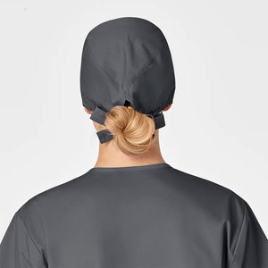 หมวกสครับแบบ unisex สำหรับแพทย์ พยาบาล และศัลยแพทย์ ผ้าคอตตอนผสมโพลีเอสเตอร์ ปรับขนาดได้ เหมาะสำหรับใช้ในโรงพยาบาล - Product Image 3